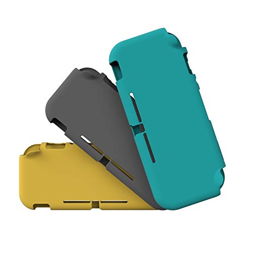 ECHZOVE Silicone Case for Nintendo Switch Lite, Soft Case for Nintendo Switch Lite with Tempered Glass Screen Protector - Turquoise