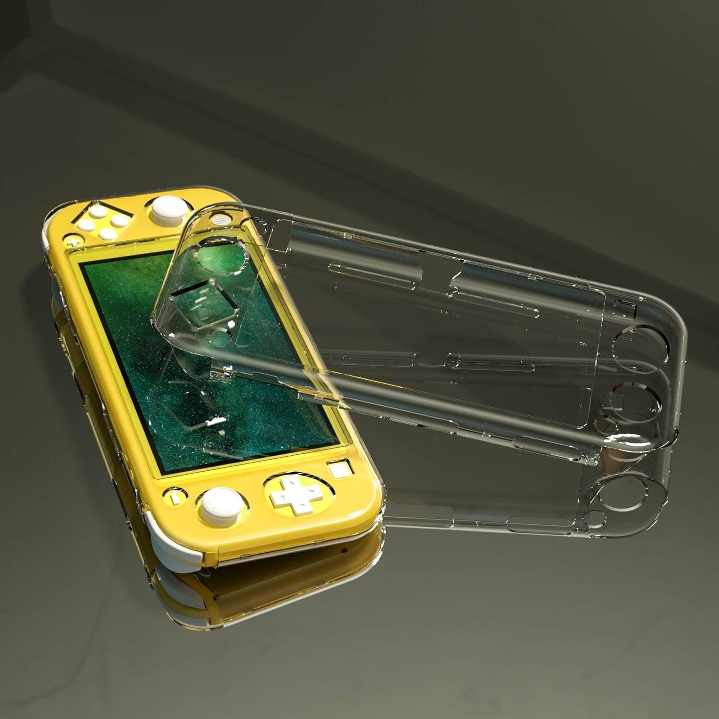 Protective Case for Switch Lite, Hard Clear Case for Switch Lite with Screen Protector
