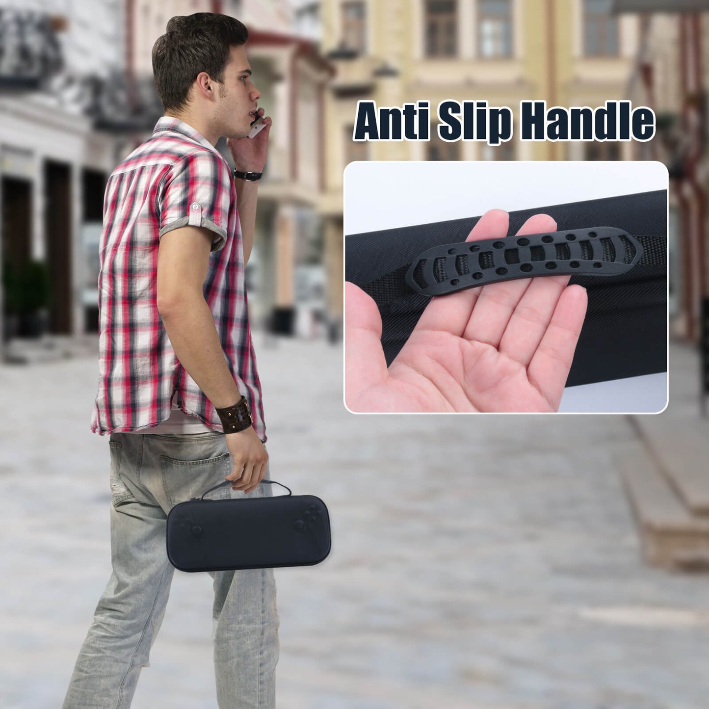 PlayStation Portal Remote Player Carrying Case, PS5 Portal Hard Carrying Case - Black