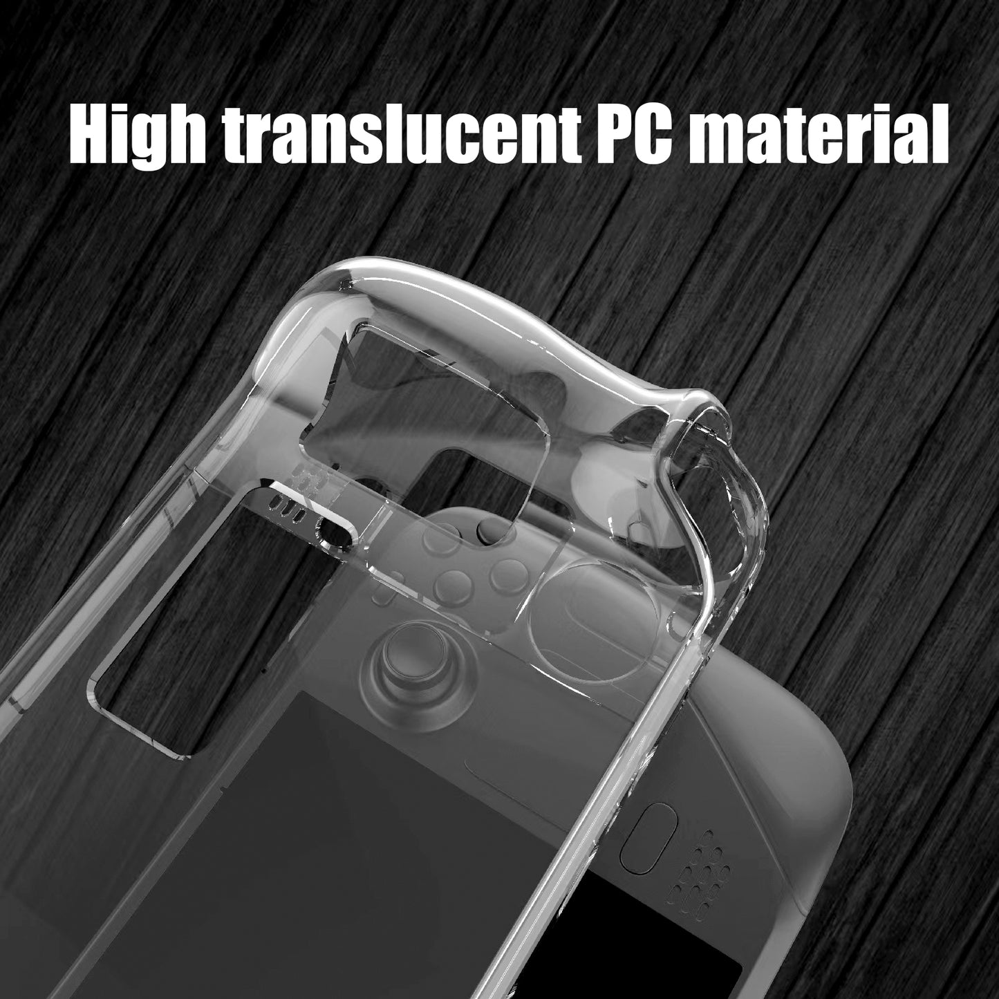 steam deck transparent case