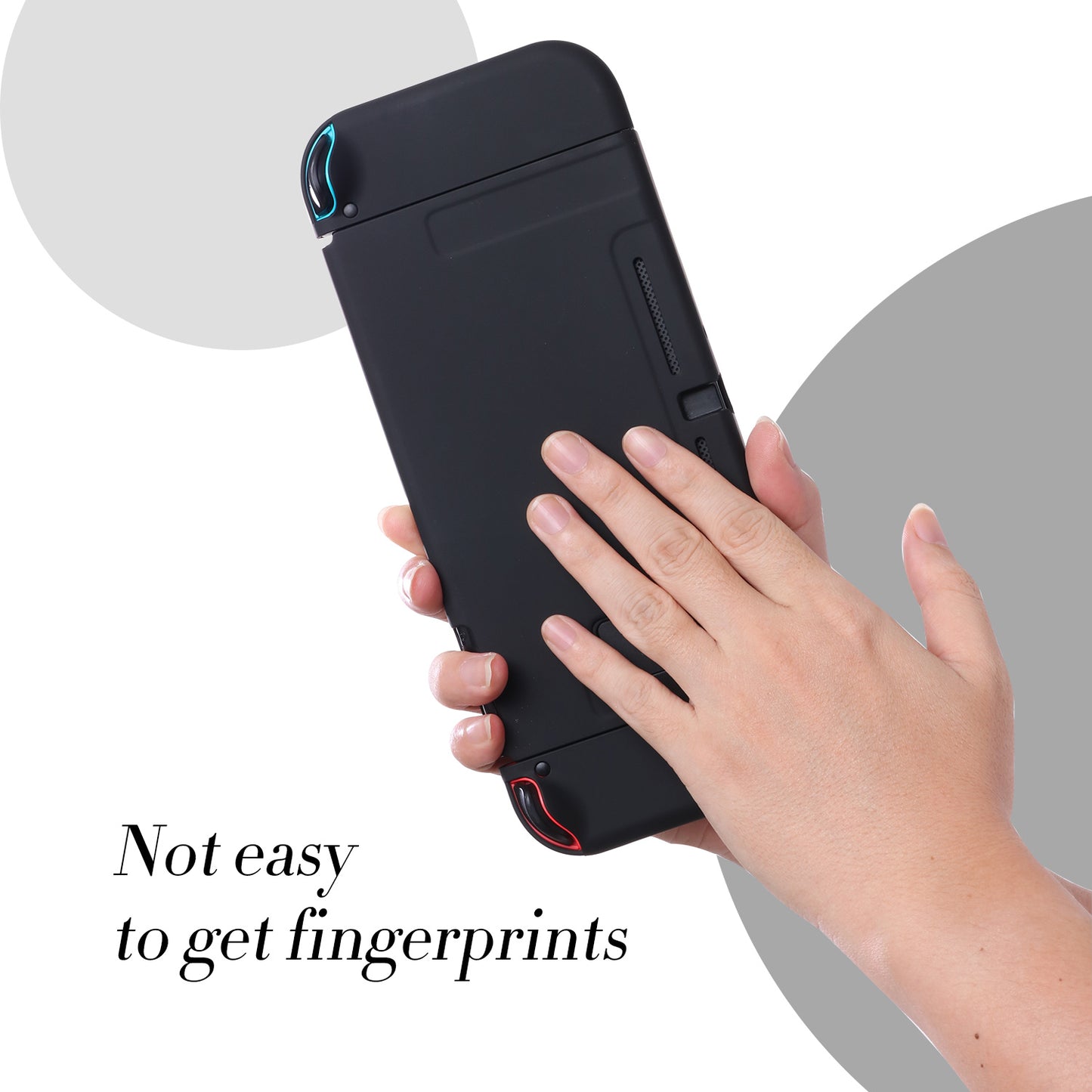 Hard Cover Case for Nintendo Switch, Protective Case for Nintendo Switch with Screen Protector and Thumb Grips - ECHZOVE