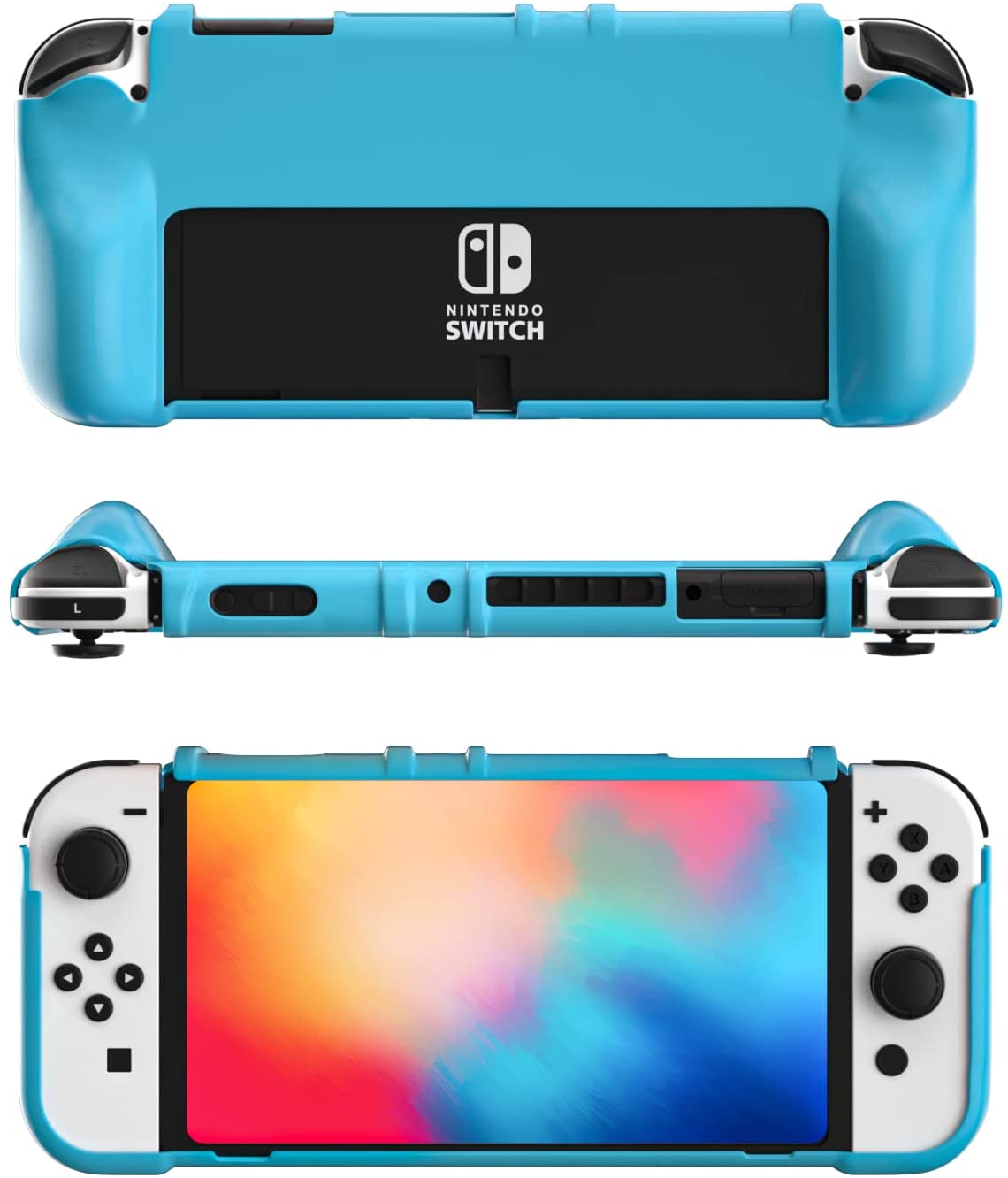 nintendo switch oled case blue