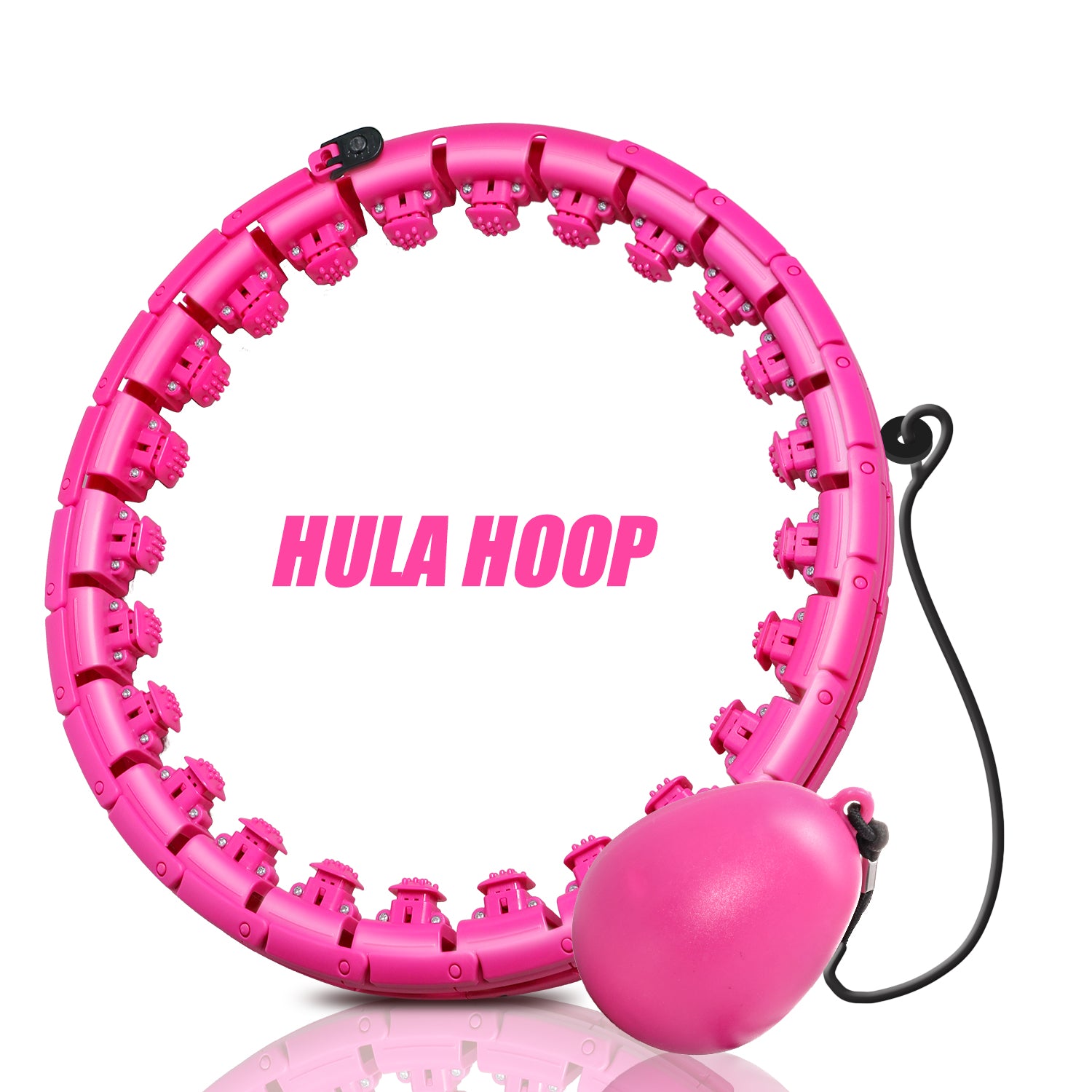 Weighted Hula Hoop, Hula Hoops for Adults Weight Loss for Adults 24 Kn –  ECHZOVE