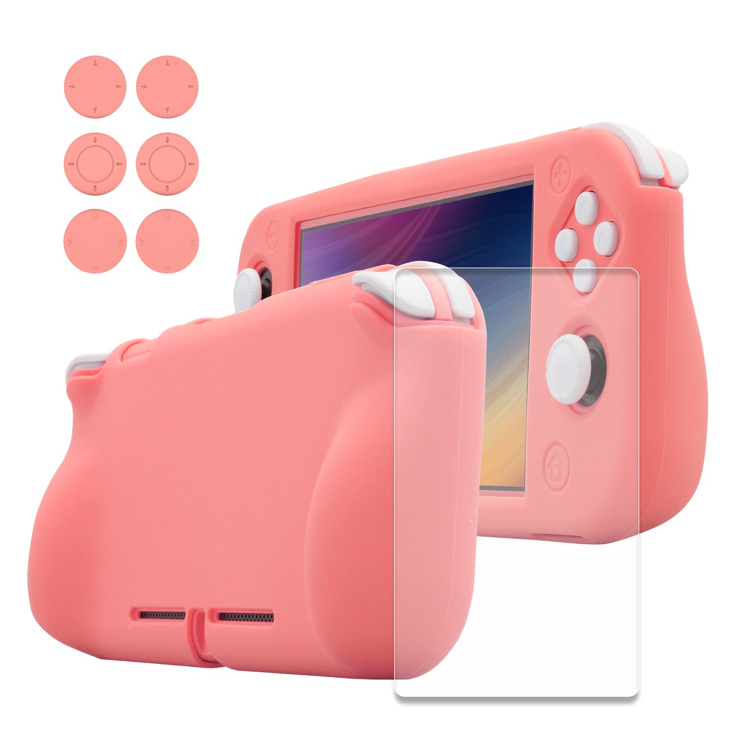 Protective Grip Case for Nintendo Switch Lite, Soft Silicone Case