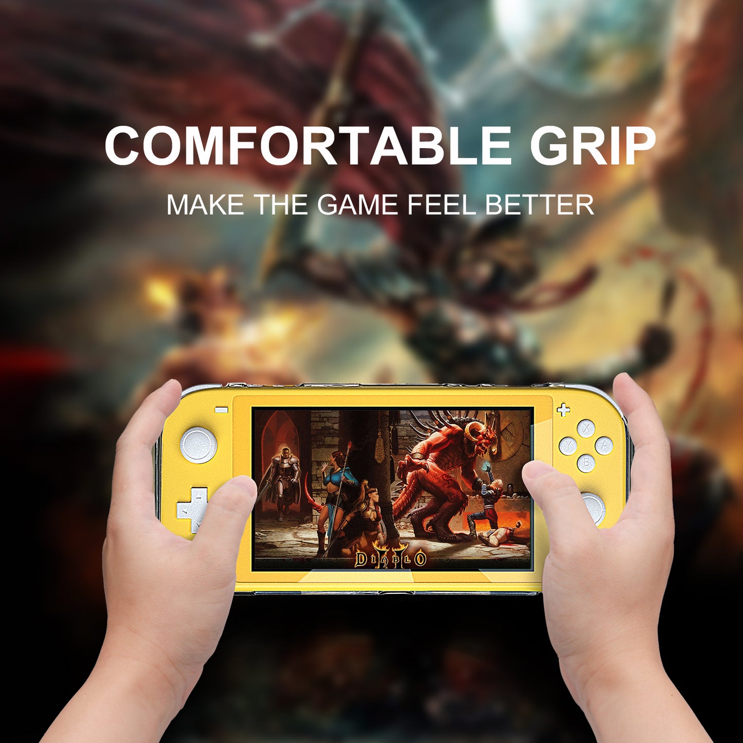 TPU Case for Nintendo Switch Lite, Soft Protective Case for Nintendo Switch Lite - Clear - ECHZOVE