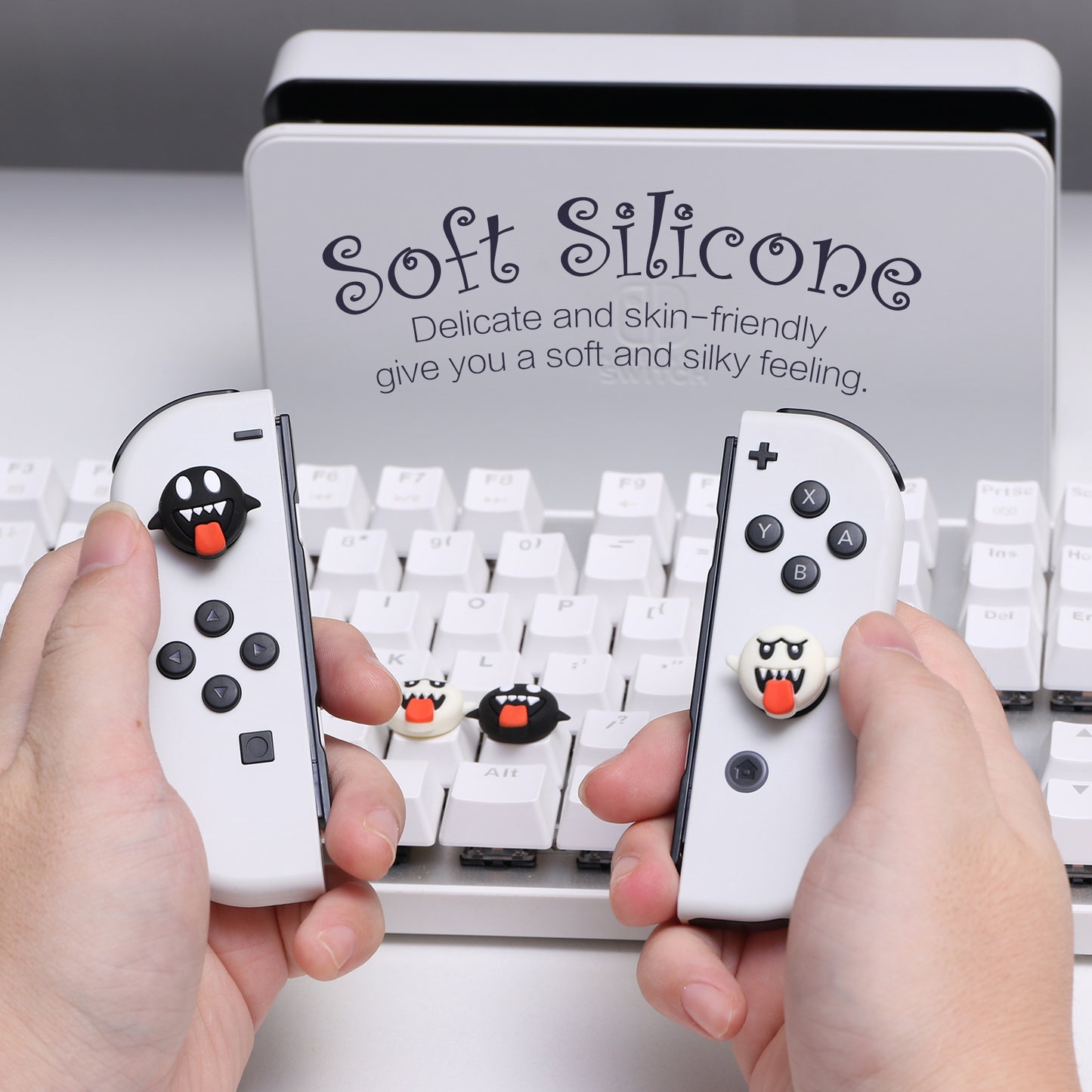 nintendo switch oled joy con thumb grip caps