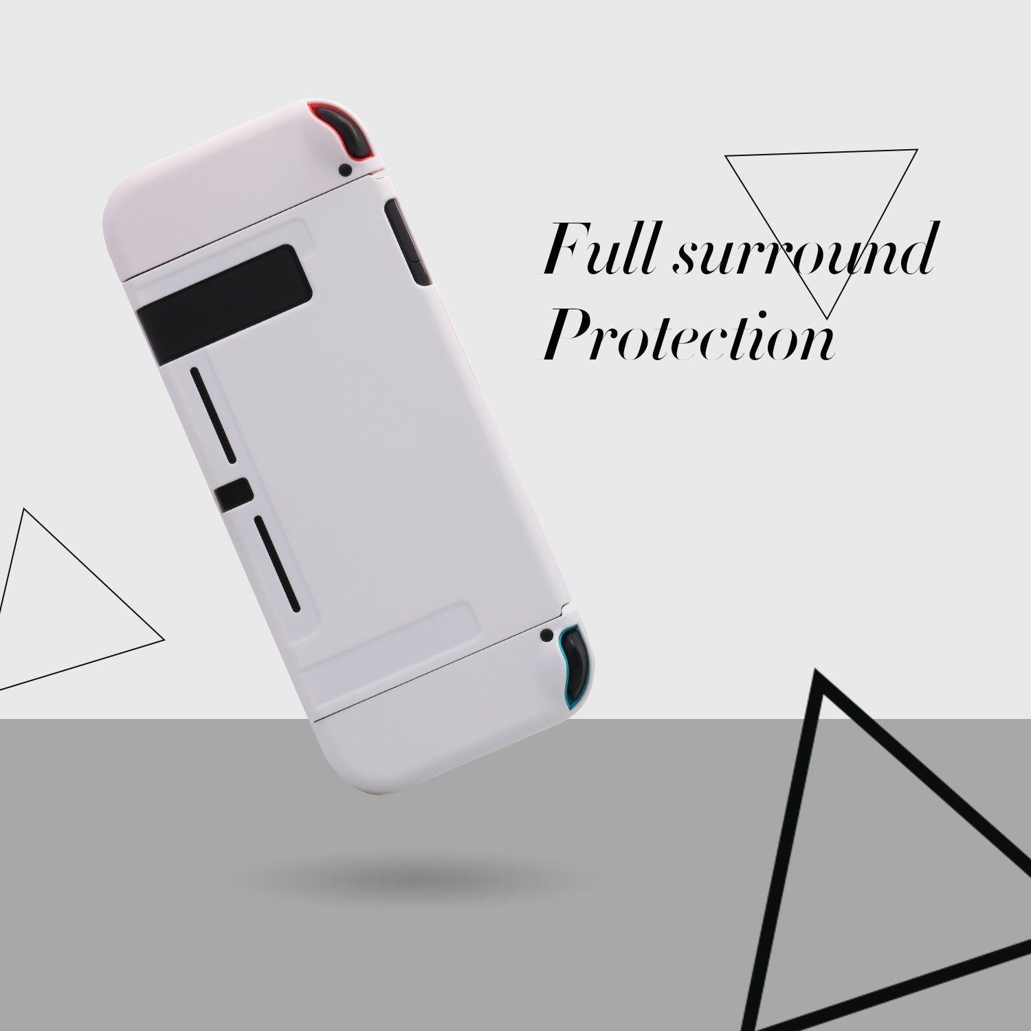 Protective Shell Case for Nintendo Switch, White Hard Case for Nintendo Switch - ECHZOVE