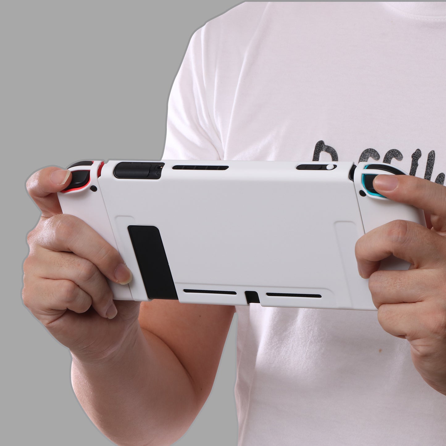 Protective Shell Case for Nintendo Switch, White Hard Case for Nintendo Switch - ECHZOVE