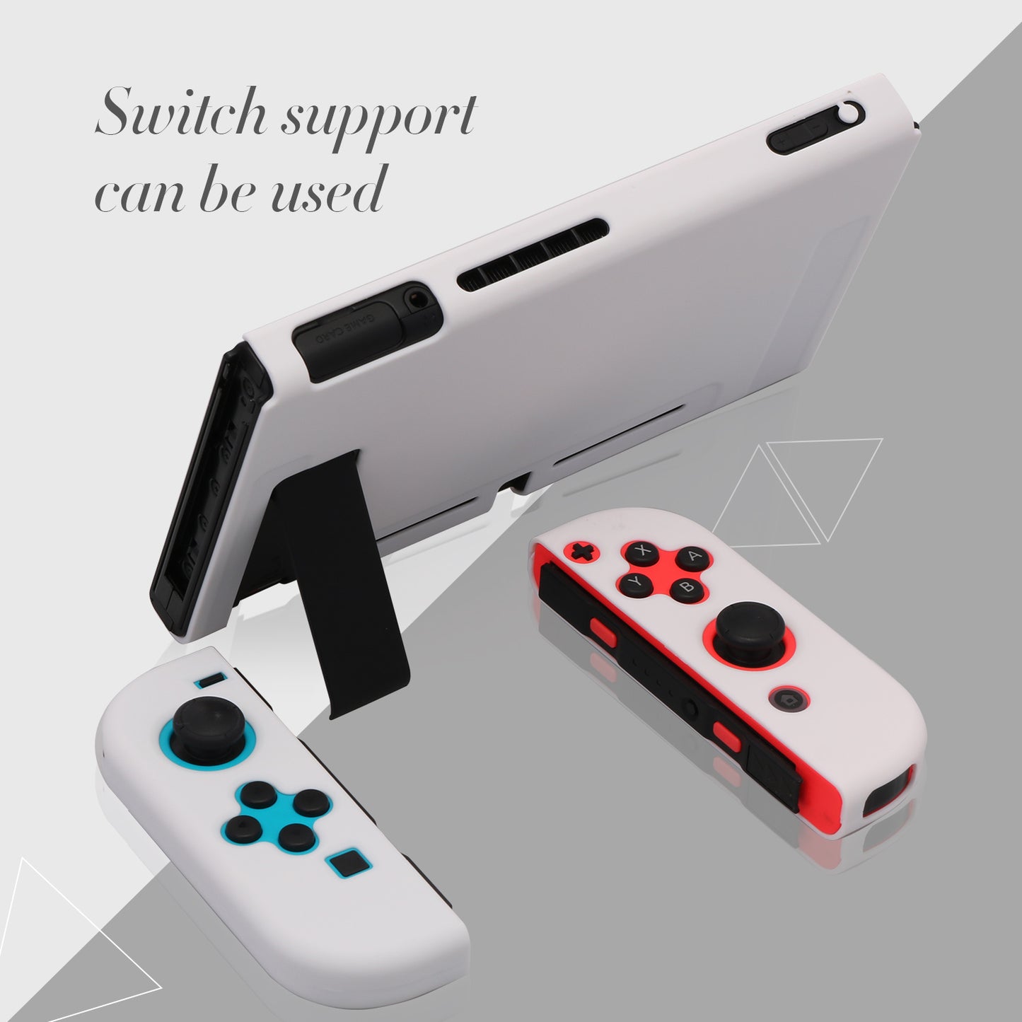 Protective Shell Case for Nintendo Switch, White Hard Case for Nintendo Switch - ECHZOVE
