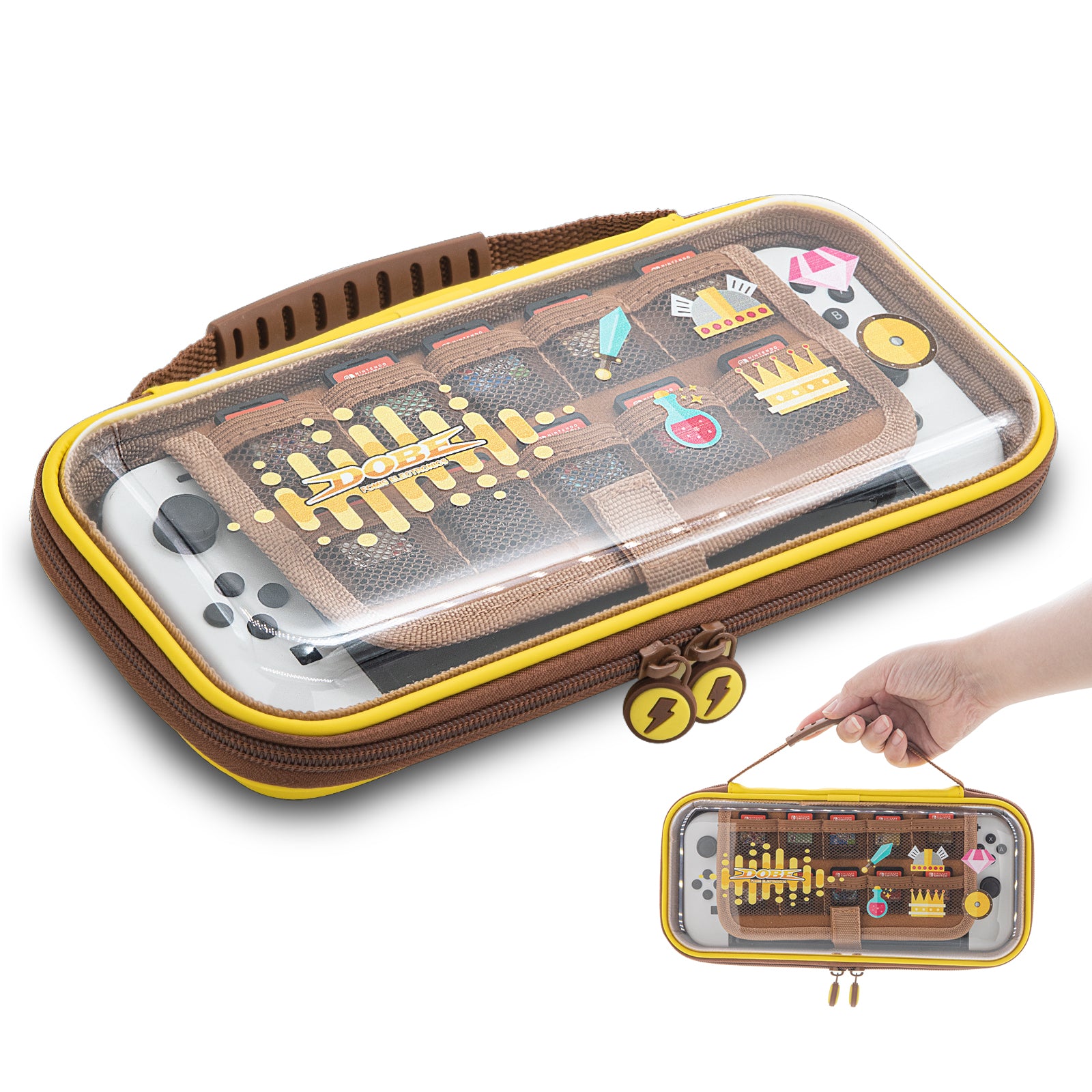 Switch OLED Protective Case, Switch OLED Pokemon Case with 8 in 1 Game –  ECHZOVE