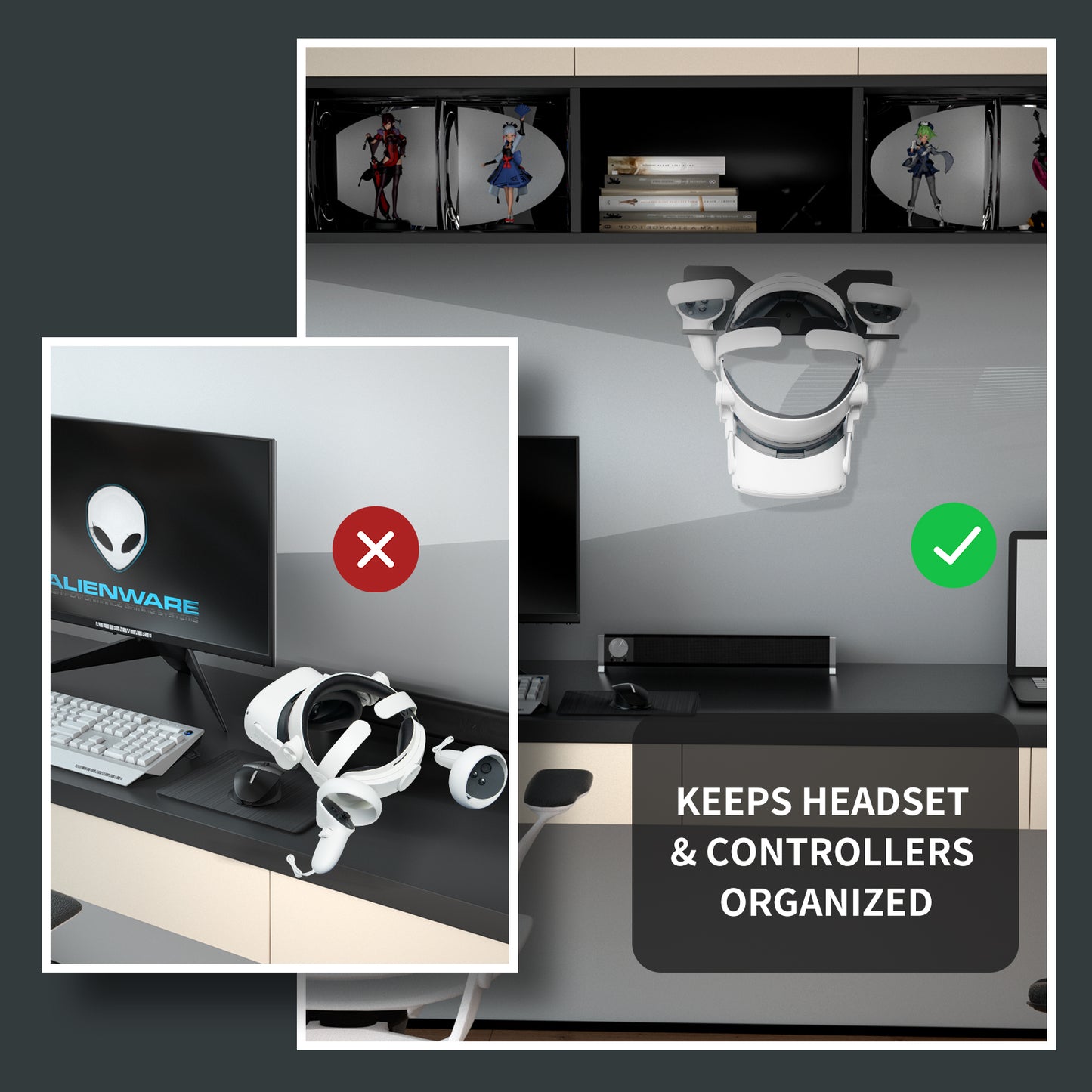 oculus quest 2 wall hanger