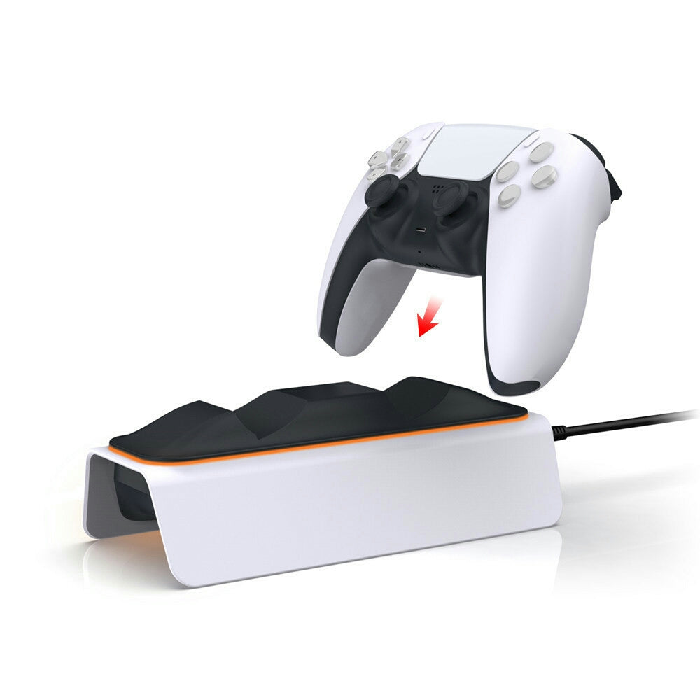 PS5 Controller Charging Dock, Playstation 5 Controller Charger with Power Adapter - ECHZOVE