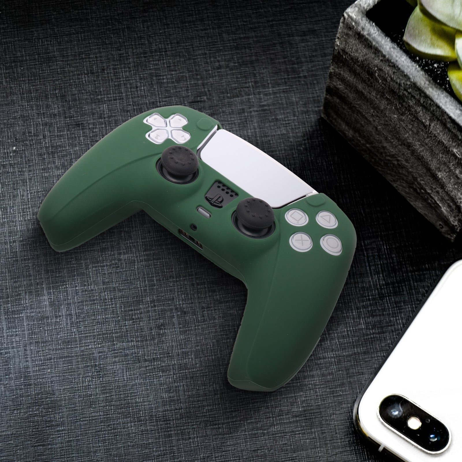PS5 Controller Silicone Cover Case, PS5 Controller Skin - ECHZOVE