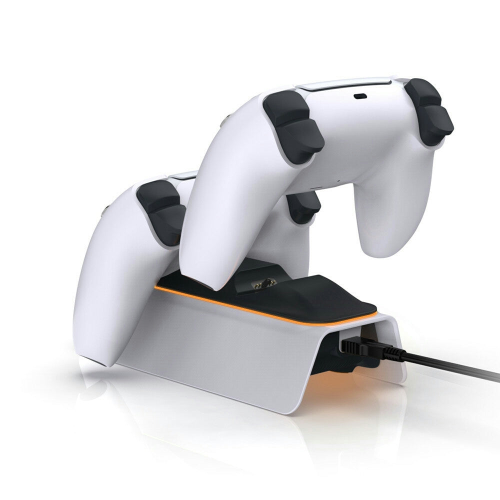 PS5 Controller Charging Dock, Playstation 5 Controller Charger with Power Adapter - ECHZOVE