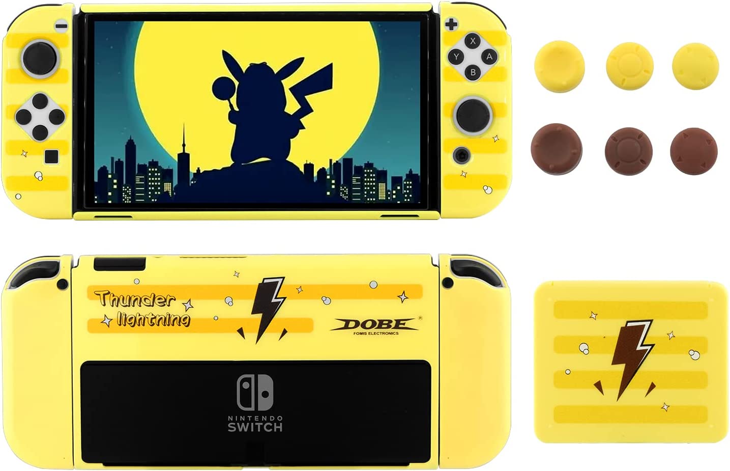 Switch OLED Protective Case, Switch OLED Pokemon Case with 8 in 1 Game –  ECHZOVE