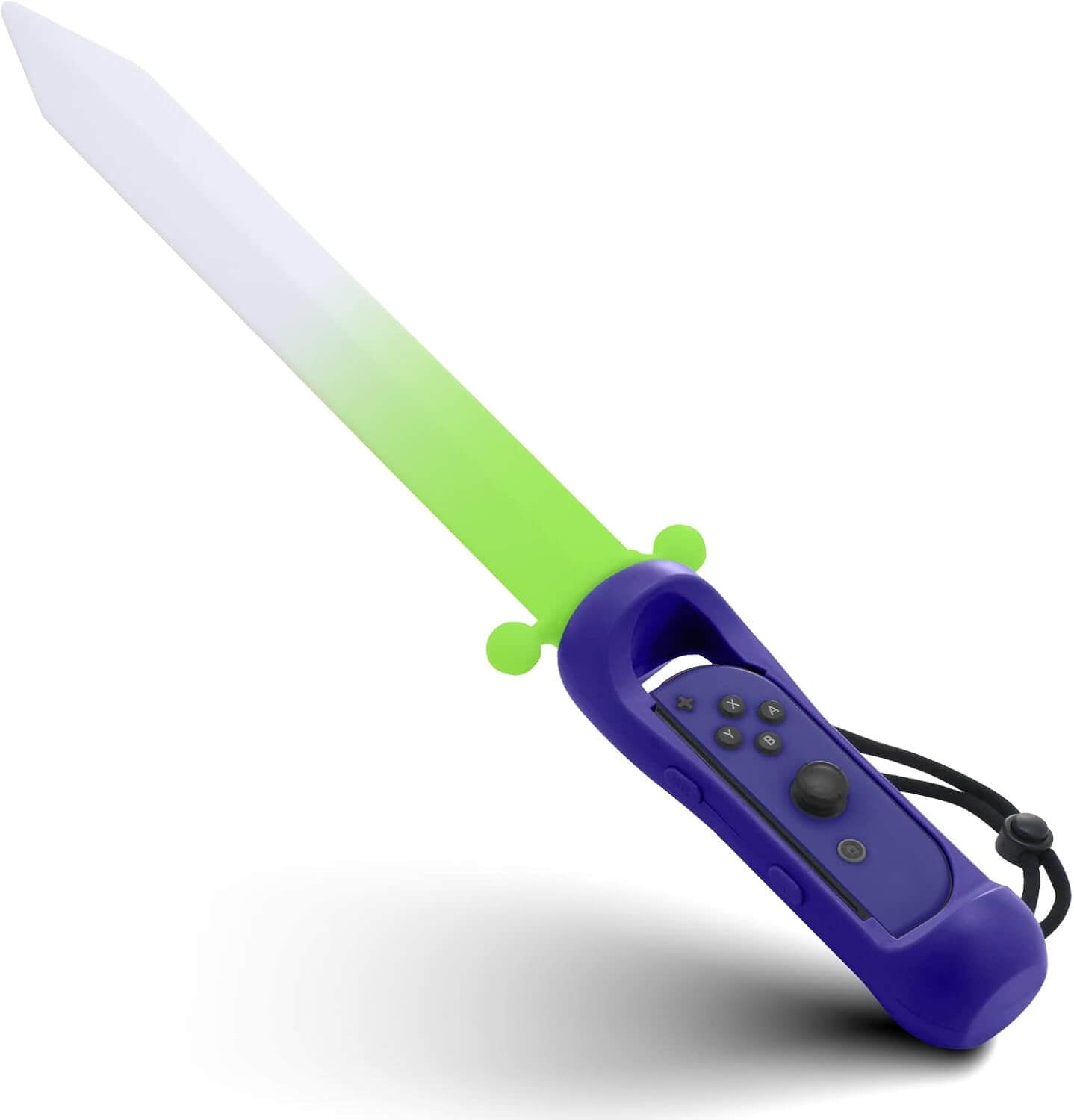 LED Game Sword for Nintendo Switch Joy-Con, Hand Grip for Skyward Sword Switch Game with Hand Strap - Dark Blue