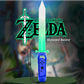 LED Game Sword for Nintendo Switch Joy-Con, Hand Grip for Skyward Sword Switch Game with Hand Strap - Dark Blue