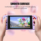 Switch Purple Case, Switch Case with Screen Protector and Cute Thumb Grips, Switch Hard Shell Case Protector Purple