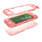 Clear Coral Case for Nintendo Switch lite, Coral Grip Case for Nintendo Switch lite