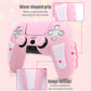 ECHZOVE PS5 Controller Cover Case, Anti-Slip Silicone Cover Skin Compatible with PS5 Controller with Thumb Grip Caps, Joystick Protectors and Cover Wrap Sticker - Pink