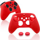 ECHZOVE X-Box Series X/S Controller Silicone Cover Case, X-Box Series X Controller Skin Silicone - Red