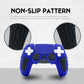 ECHZOVE PlayStation 5 Controller Cover Case, Anti-Slip Silicone Cover Skin for PS5 Wireless Controller with Thumb Grip Caps, Joystick Protectors and Cover Wrap Sticker - Blue