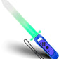 LED Game Sword for Nintendo Switch Joy-Con, Hand Grip for Skyward Sword Switch Game with Hand Strap - Dark Blue