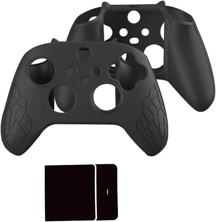 Xbox Series X Skin – Anti-Slip Silicone Controller Cover (All Black)