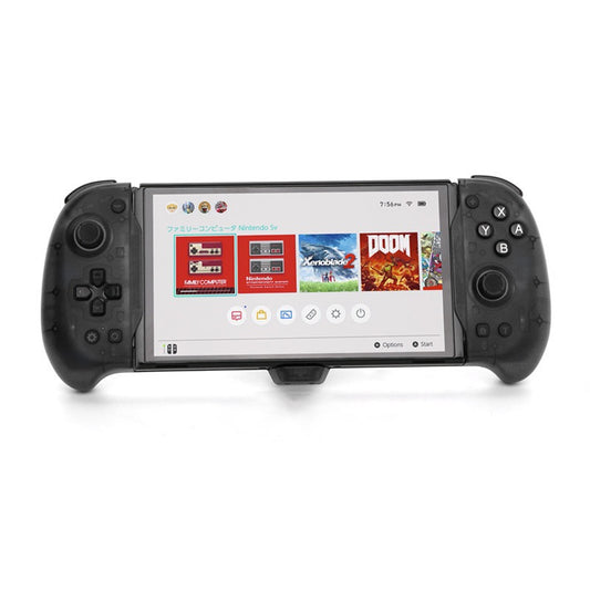 Nintendo Switch OLED Controller Grip with HDMI Function - Black