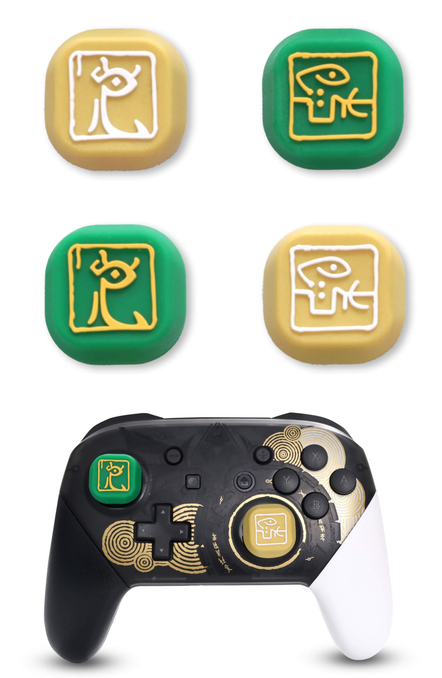 Nintendo Switch Pro Controller Thumb Grip Caps - Zelda Tears of the Kingdom