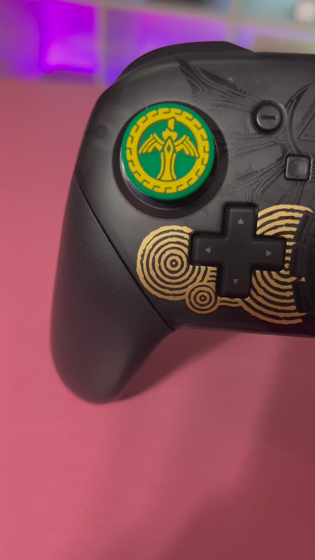 nintendo switch pro controller thumb grips zelda