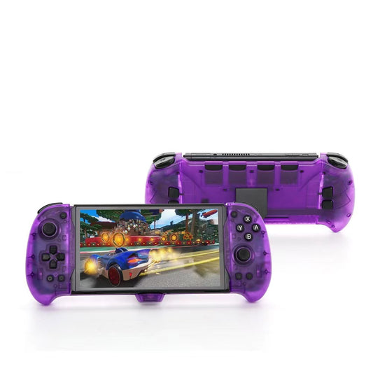 nintendo switch controller grip purple