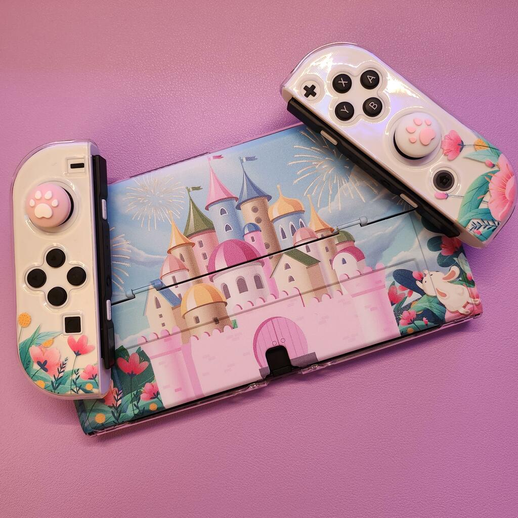 nintendo switch oled protective case cute