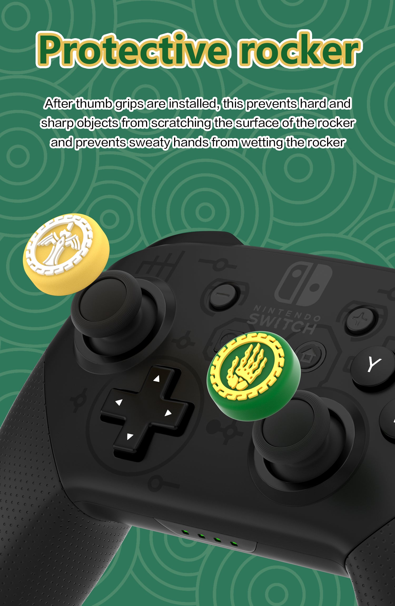 Switch pro sale controller thumb grips