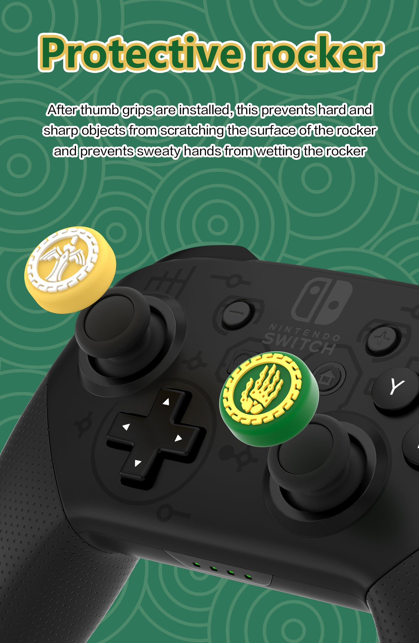 switch pro controller zelda tears of the kingdom thumb grips