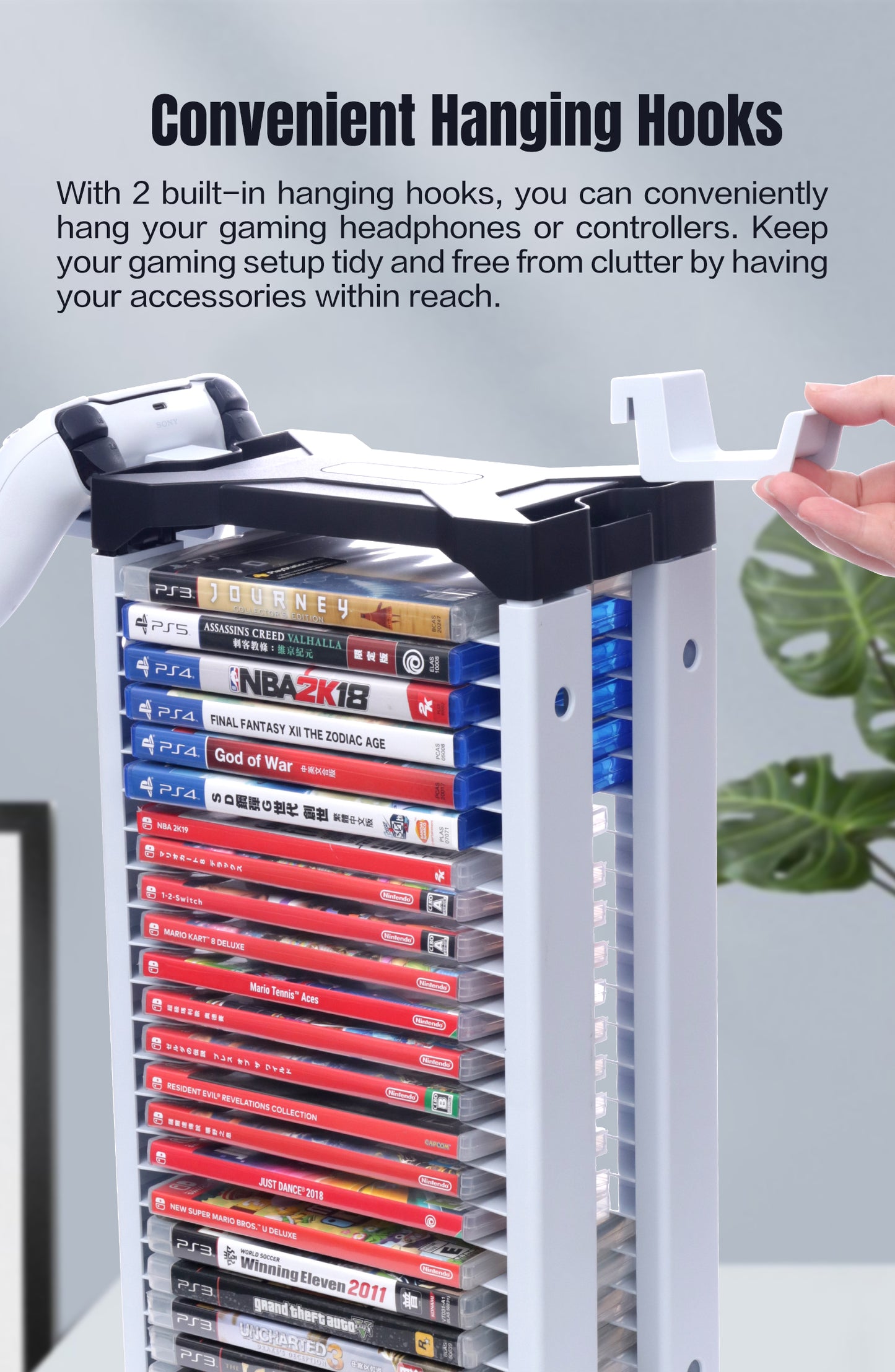 video game card box holder