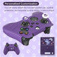 ECHZOVE Xbox Series S Controller Cover Case, Anti-Slip Silicone Skin with Thumb Grip Caps and Joystick Protectors - Purple