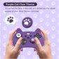 ECHZOVE Xbox Series S Controller Cover Case, Anti-Slip Silicone Skin with Thumb Grip Caps and Joystick Protectors - Purple