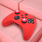 Xbox Controller Skin - Anti-Slip Silicone Skin, Ergonomic Soft Rubber Protective Case for Xbox Series S/X Controller with Thumb Grip Caps - Red