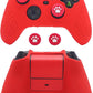 Xbox Controller Skin - Anti-Slip Silicone Skin, Ergonomic Soft Rubber Protective Case for Xbox Series S/X Controller with Thumb Grip Caps - Red
