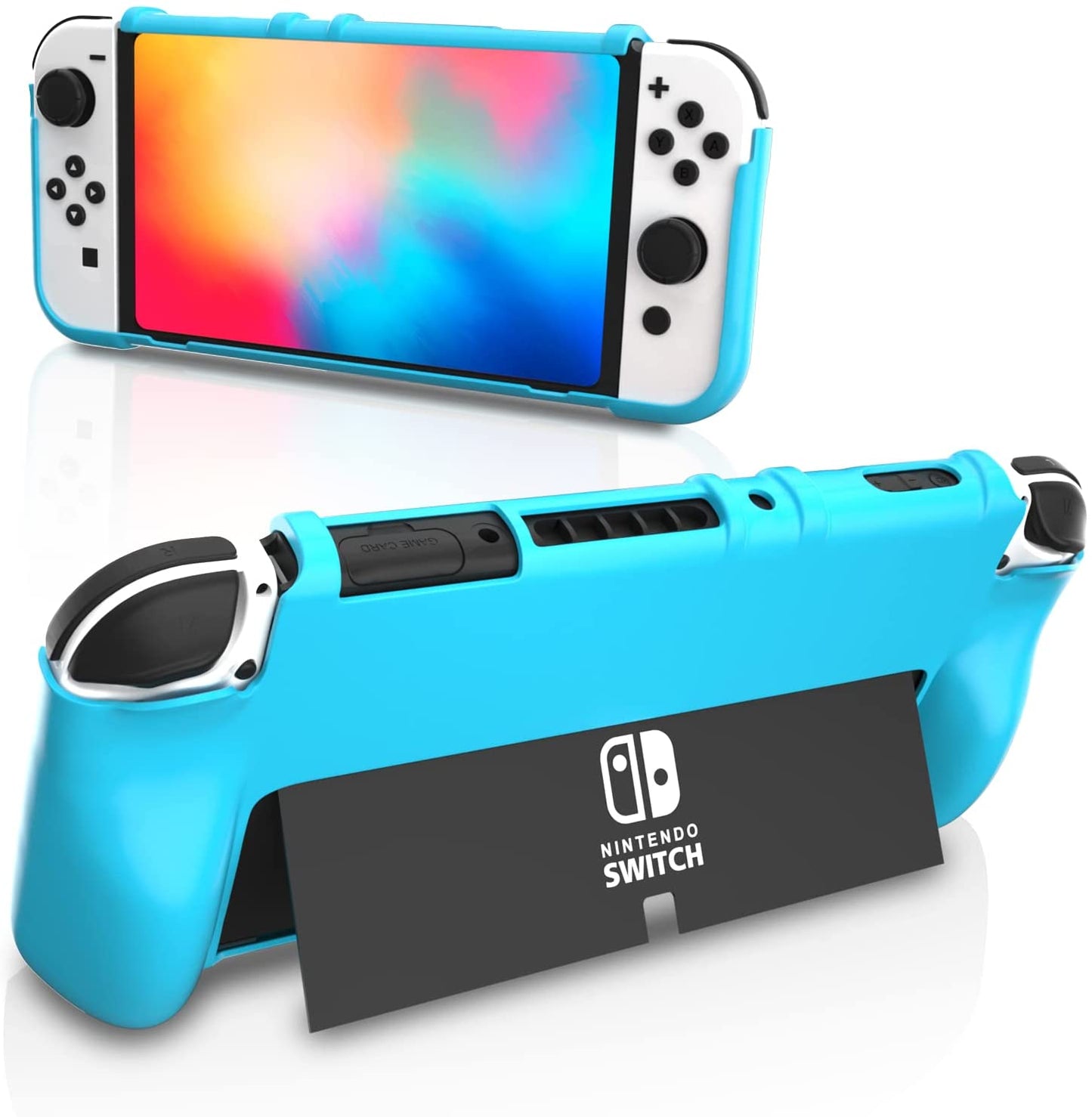 nintendo switch oled blue case