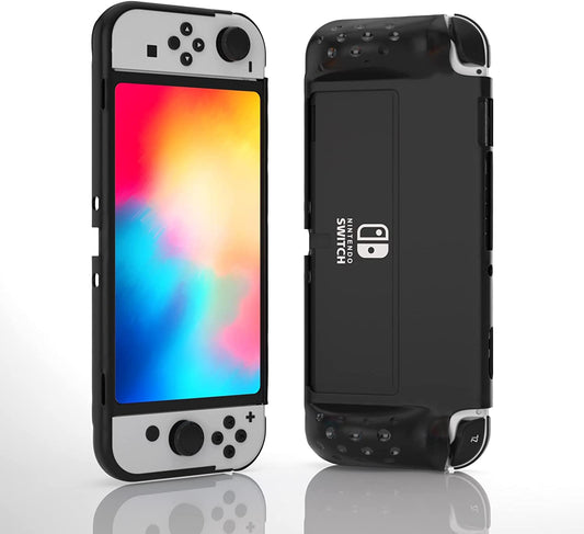 Switch OLED Protective Case, TPU Case Cover for Switch OLED Model - Black