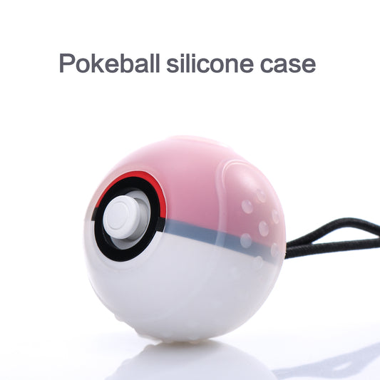 Silicone Grip Case for Poke Ball Plus Controller, Accessories Rubber Skin Protective Cover Case Compatible with Pokemon Lets Go Pikachu Lets Go Eevee Poke Ball Plus - ECHZOVE