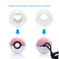 Carrying Case and Clear case for Nintendo Switch Poke Ball Plus Controller, Protective Case for Poke Ball Plus and Silicone Clear Case for Poke Ball Plus with 6 Thumb Stick Caps - Black - ECHZOVE