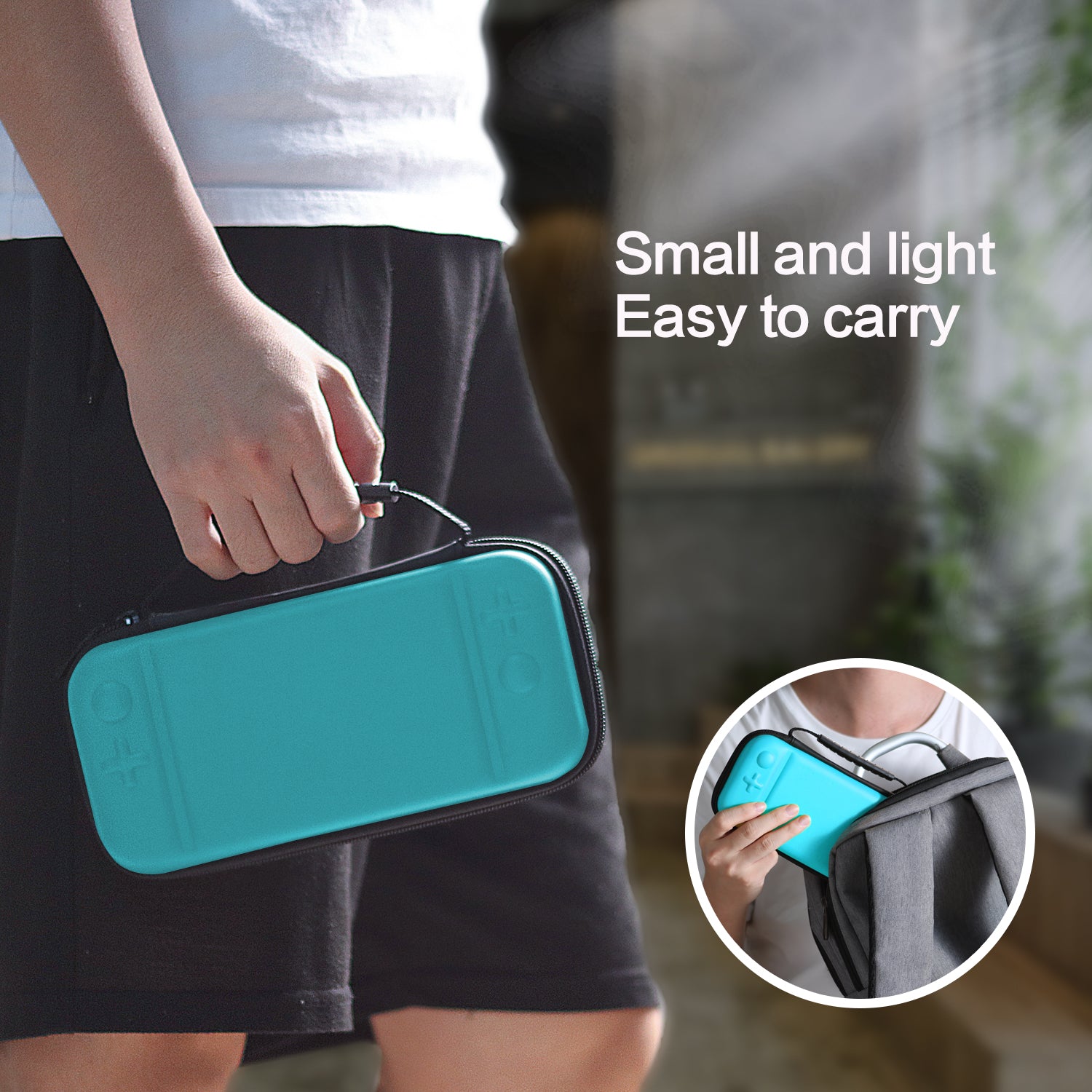 Carrying Case for Nintendo Switch Lite - Turquoise – ECHZOVE