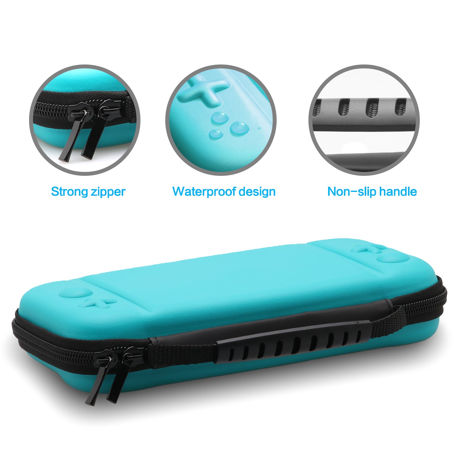 Carrying Case for Nintendo Switch Lite - Turquoise – ECHZOVE
