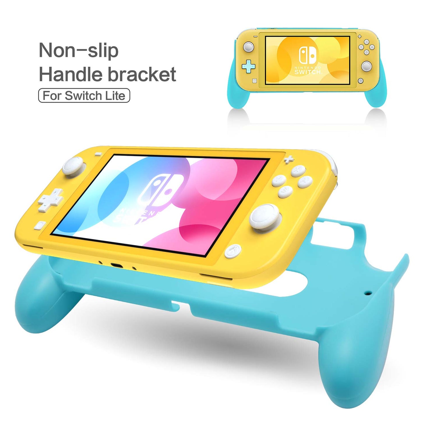 Grip for Nintendo Switch Lite, Comfortable and Ergonomic Switch Lite Grip - Accessories for Nintendo Switch Lite (Blue) - ECHZOVE