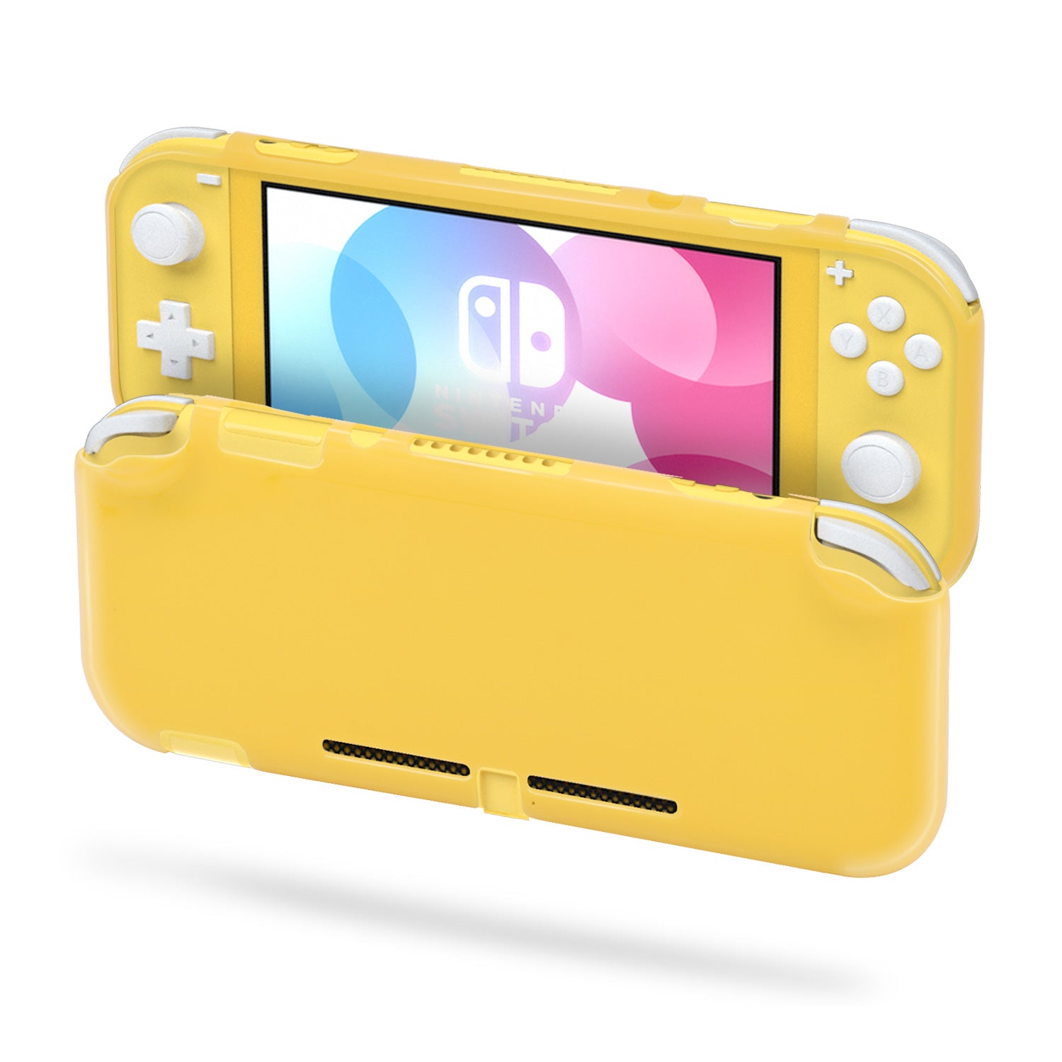 TPU Case for Nintendo Switch Lite, Flexible Soft Protective Cover Case for Nintendo Switch Lite - Yellow - ECHZOVE