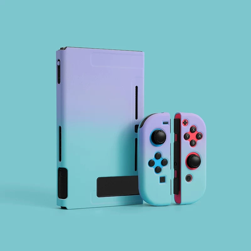 nintendo switch purple green case