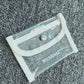 WUXIDIXI Clear PVC Bag with Button, Small Storage Bas for Cards, Coins, Money and etc. - ECHZOVE